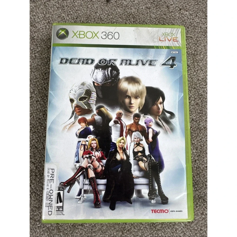 Dead or Alive 4 - Xbox 360‎ Complete Tested With Registration Card.